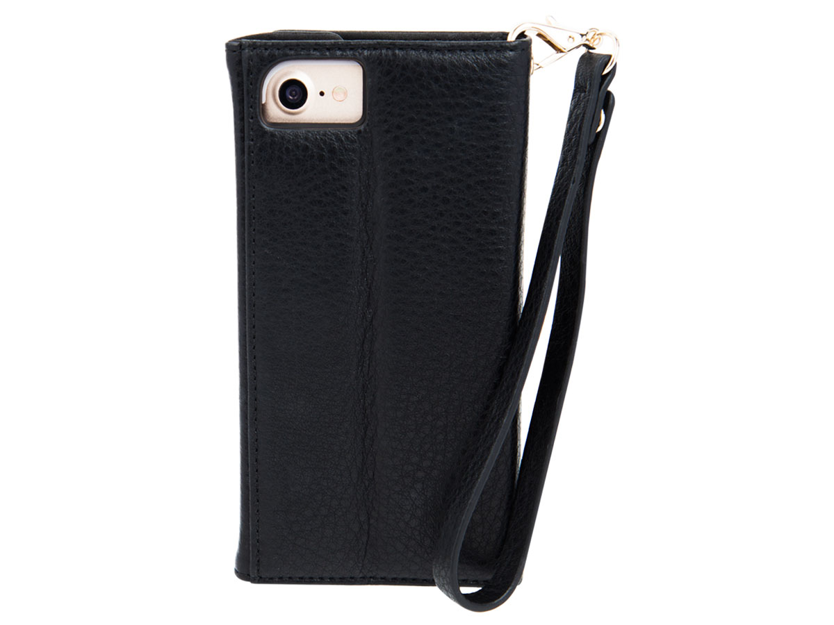 Case Mate Leather Wristlet Black - iPhone SE / 8 / 7 / 6(s) hoesje