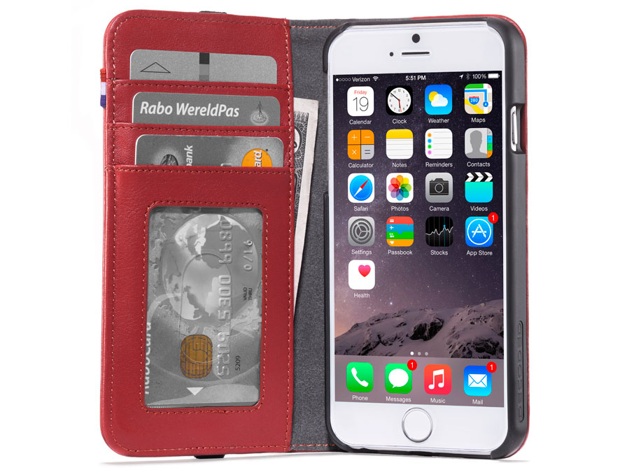 Decoded Leather Wallet Case - Leren iPhone 7/6s hoesje