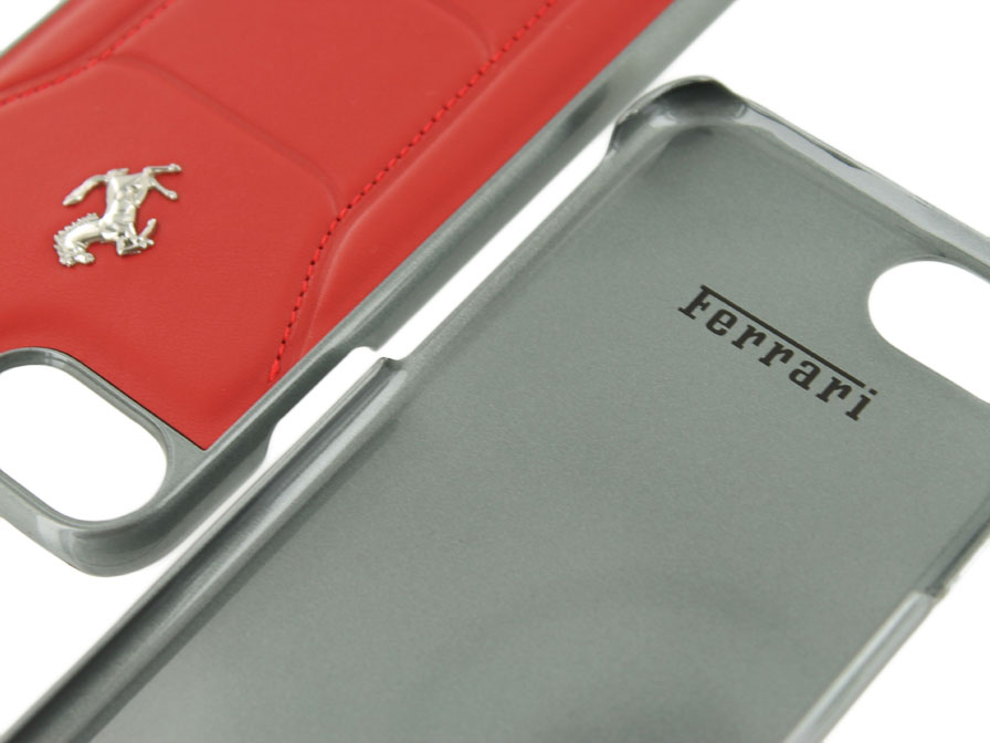 Ferrari 488 Series Hard Case - Leren iPhone SE / 8 / 7 hoesje