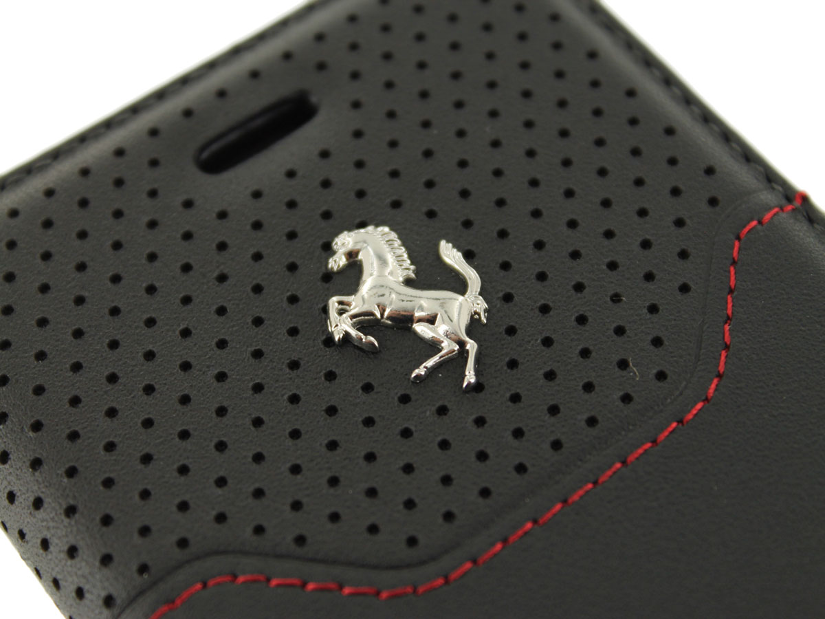 Ferrari Lusso Bookcase - iPhone SE / 8 / 7 hoesje Echt Leer