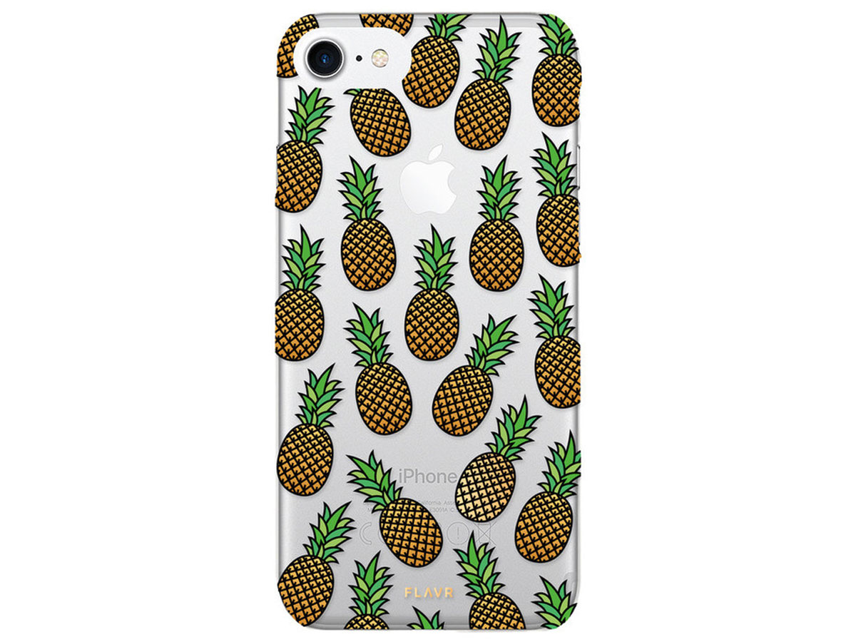 FLAVR Ananas Case - Doorzichtig iPhone SE / 8 / 7 hoesje