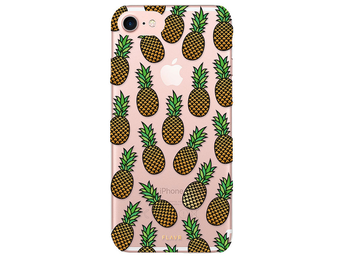 FLAVR Ananas Case - Doorzichtig iPhone SE / 8 / 7 hoesje