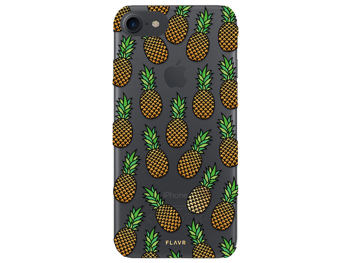 FLAVR Ananas Case - Doorzichtig iPhone SE / 8 / 7 hoesje