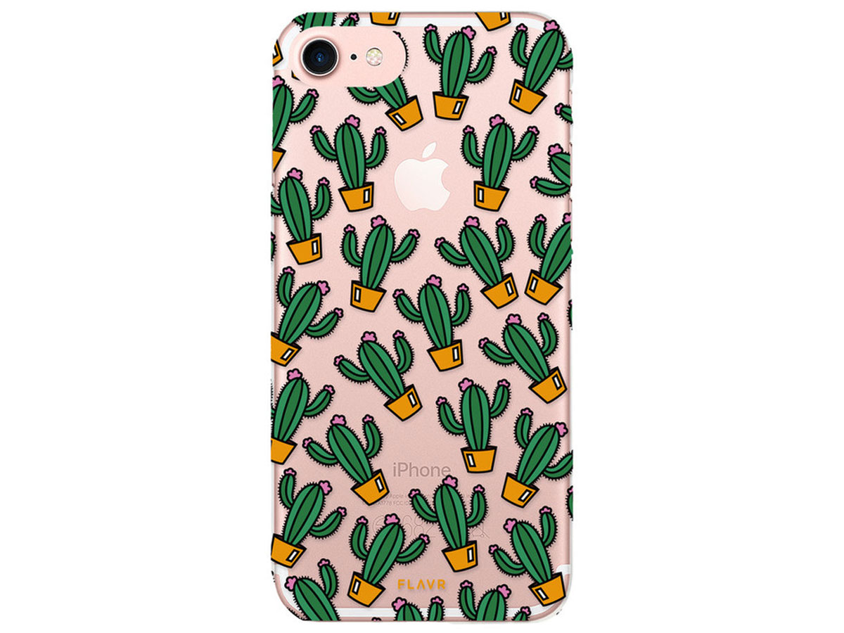 FLAVR Cactus Case - Doorzichtig iPhone SE / 8 / 7 hoesje