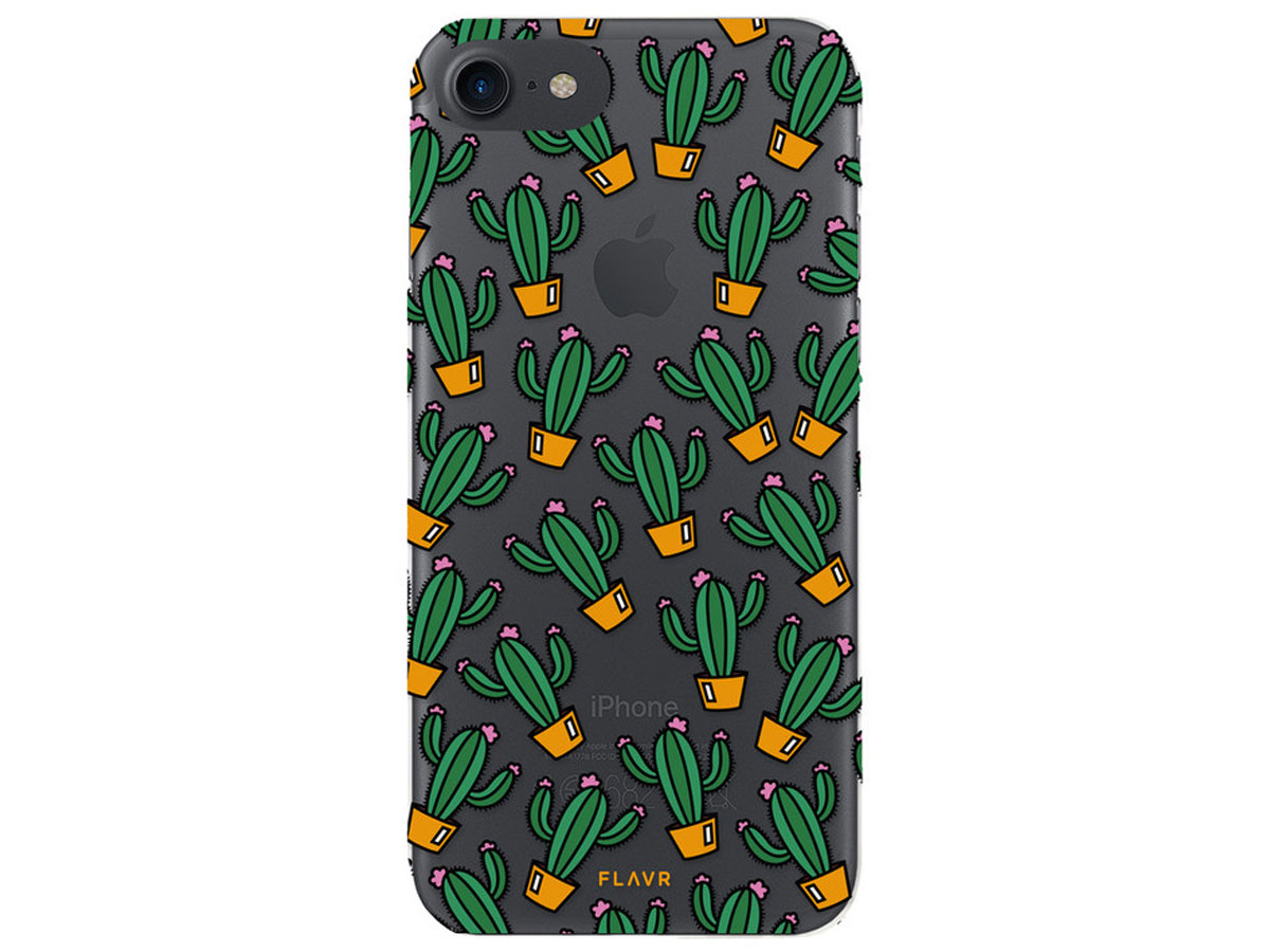 FLAVR Cactus Case - Doorzichtig iPhone SE / 8 / 7 hoesje