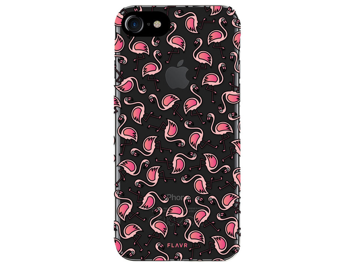 FLAVR Flamingo Case - Doorzichtig iPhone SE / 8 / 7 hoesje