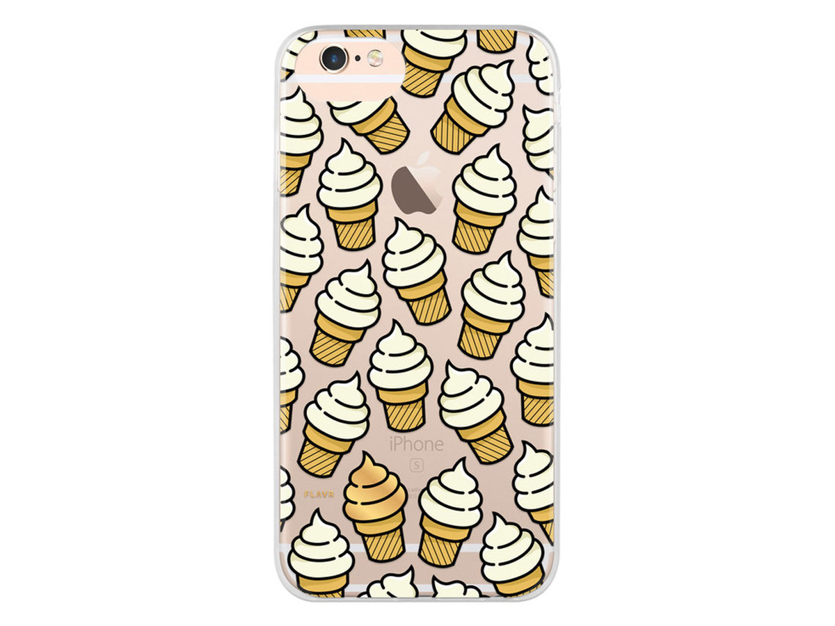 FLAVR Ice Cream Case - Doorzichtig iPhone SE / 8 / 7 / 6(s) hoesje