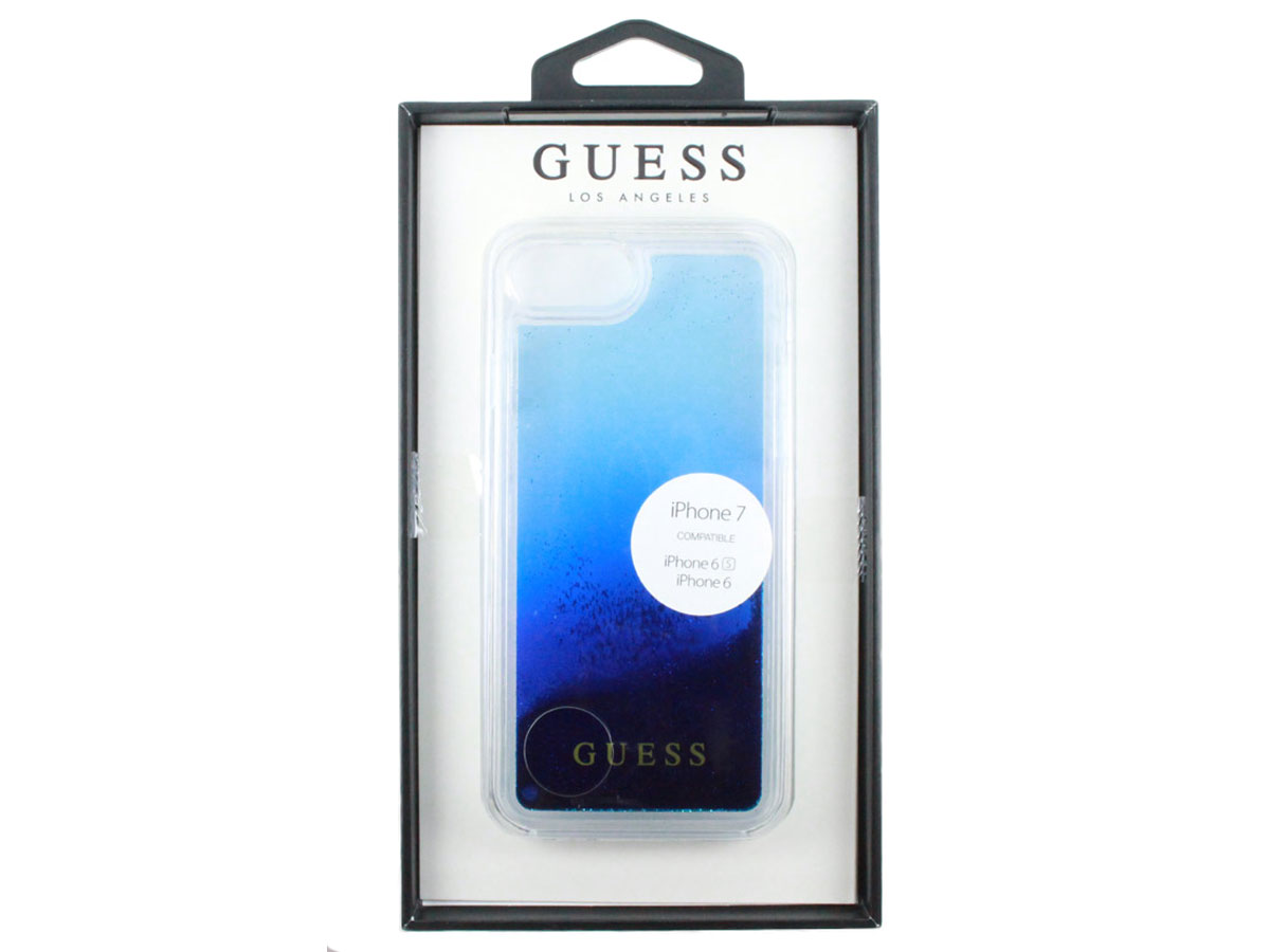 Guess Waterfall Glitter Case - iPhone SE / 8 / 7 / 6(s) hoesje