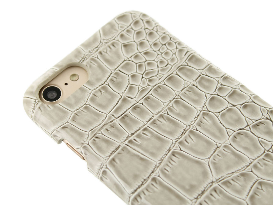 Guess Glossy Croco Hard Case - iPhone SE / 8 / 7 hoesje