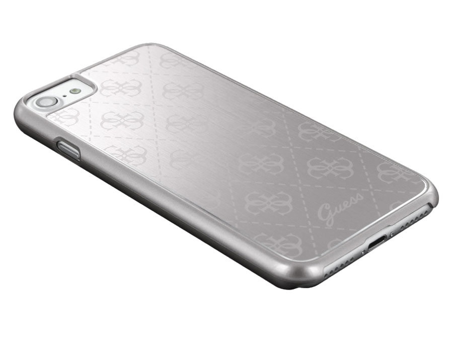 Guess Monogram Aluminium Case - iPhone SE / 8 / 7 hoesje