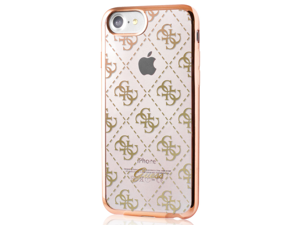 Guess Monogram TPU Case - iPhone SE / 8 / 7 hoesje