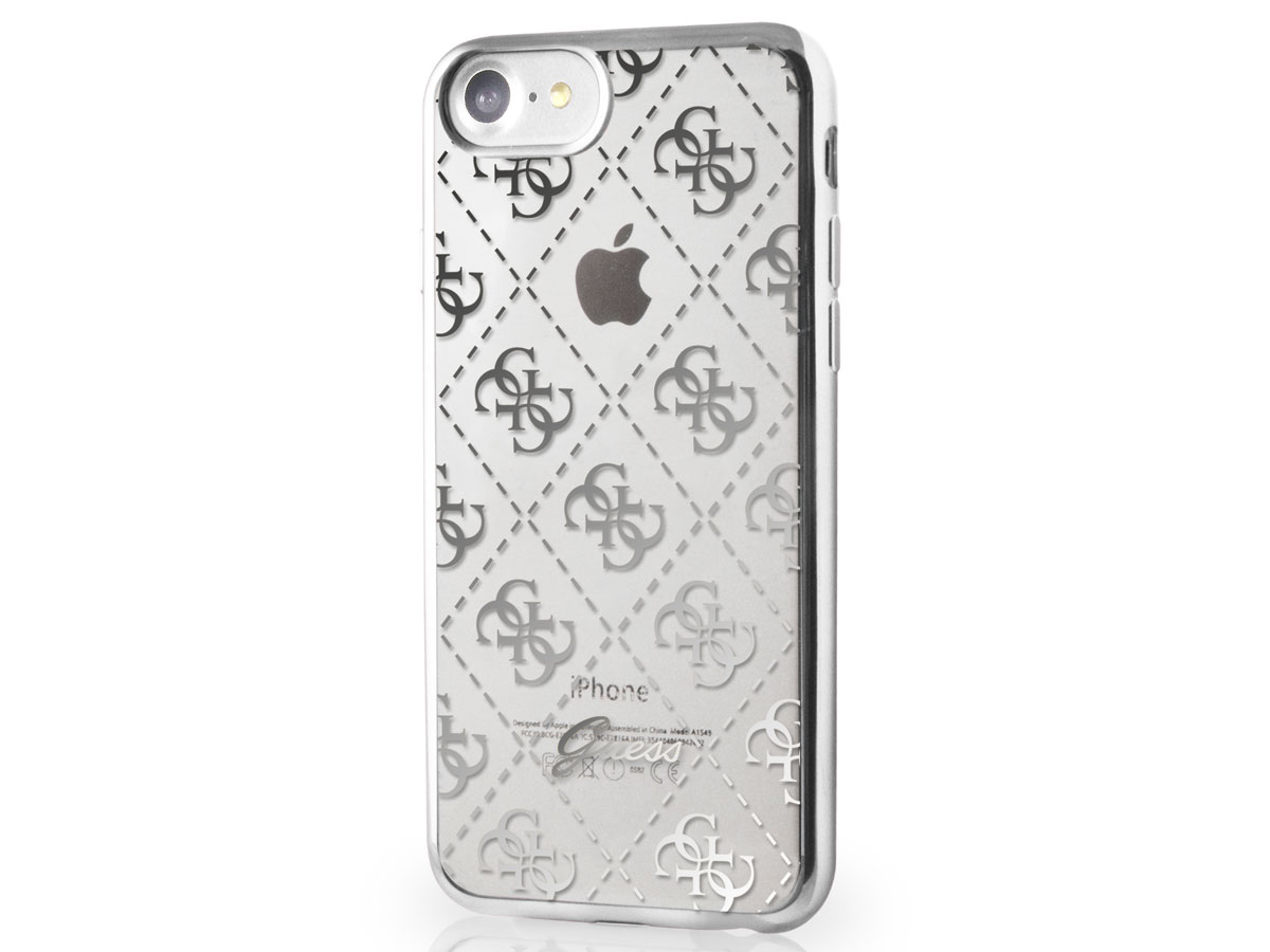 Guess Monogram TPU Case - iPhone SE / 8 / 7 hoesje