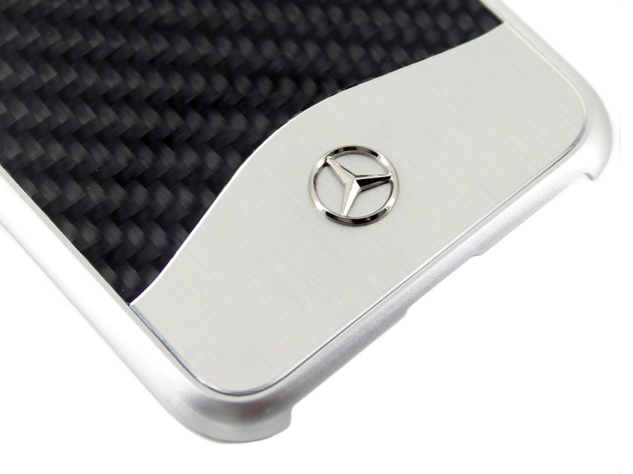 Mercedes-Benz Carbon Aluminium Case - iPhone SE / 8 / 7 hoesje