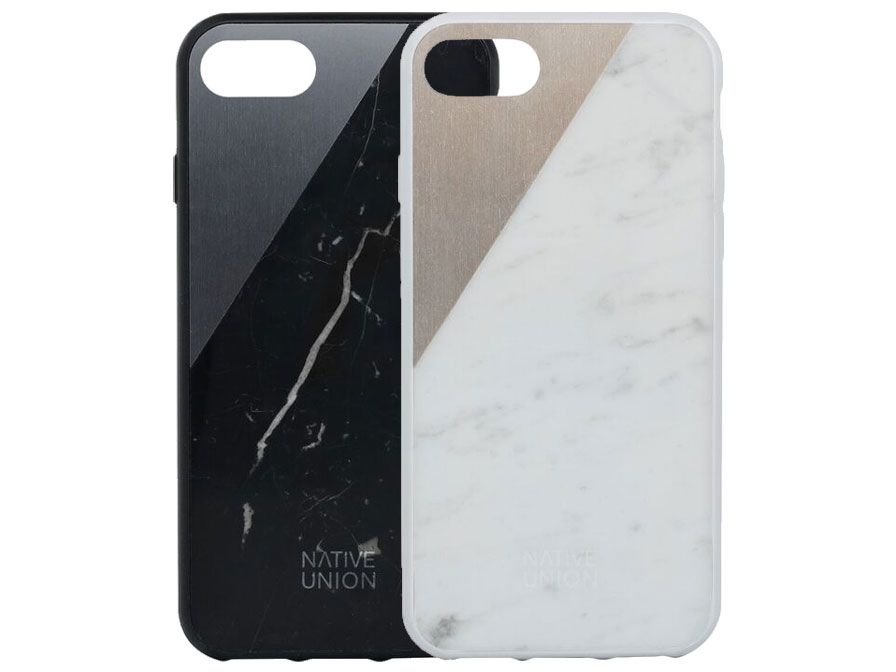 Native Union CLIC Marble - Marmeren iPhone SE / 8 / 7 hoesje