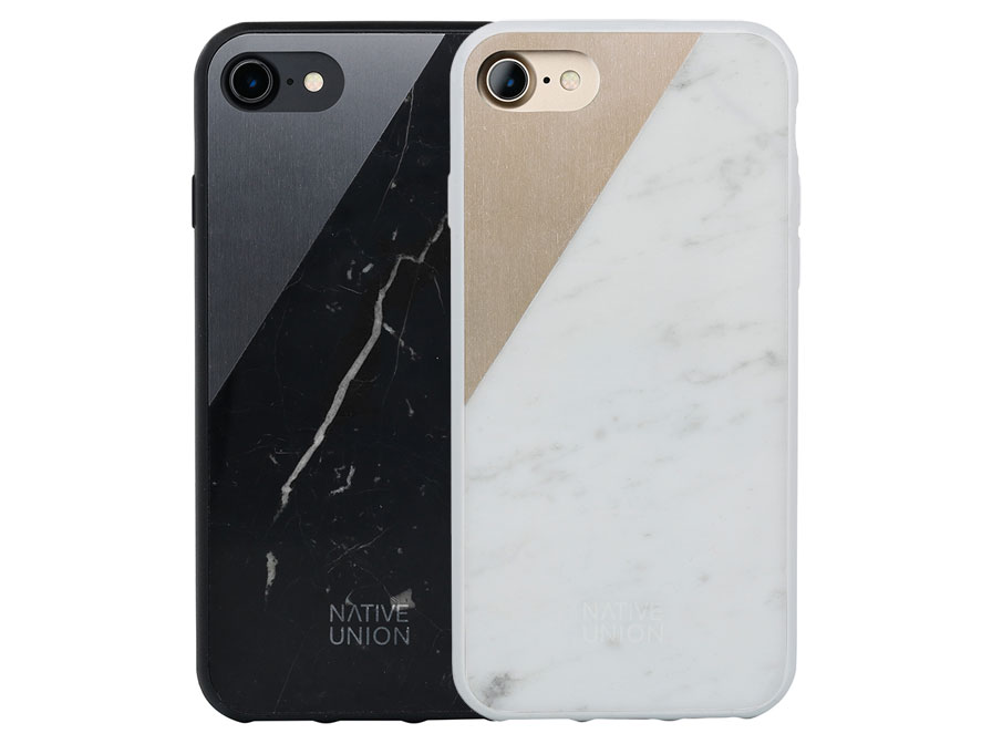 Native Union CLIC Marble - Marmeren iPhone SE / 8 / 7 hoesje