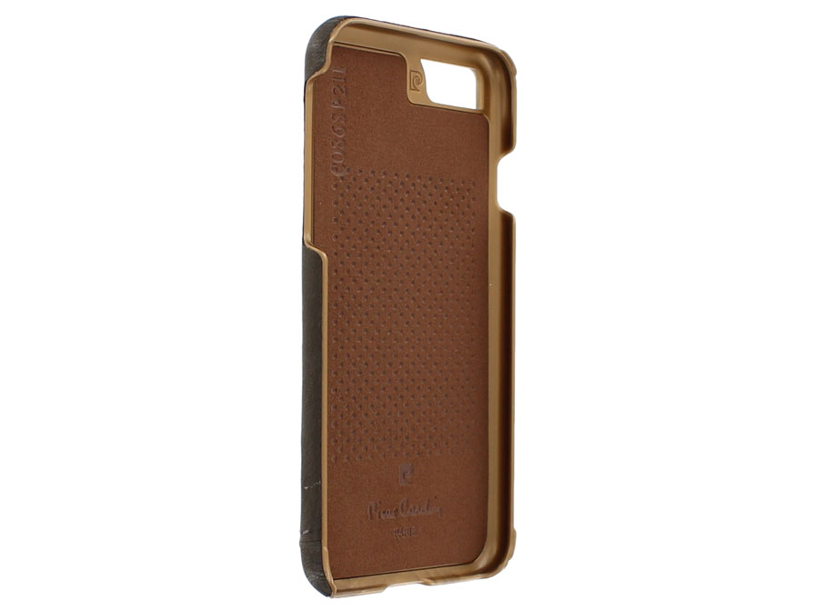 Pierre Cardin Swarovski Case - Leren iPhone SE / 8 / 7 hoesje