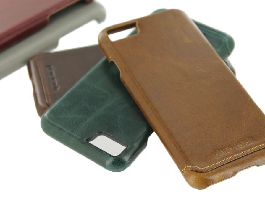 Pierre Cardin Slim Case - Leren iPhone SE / 8 / 7 hoesje