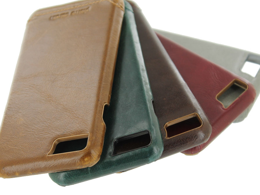 Pierre Cardin Slim Case - Leren iPhone SE / 8 / 7 hoesje