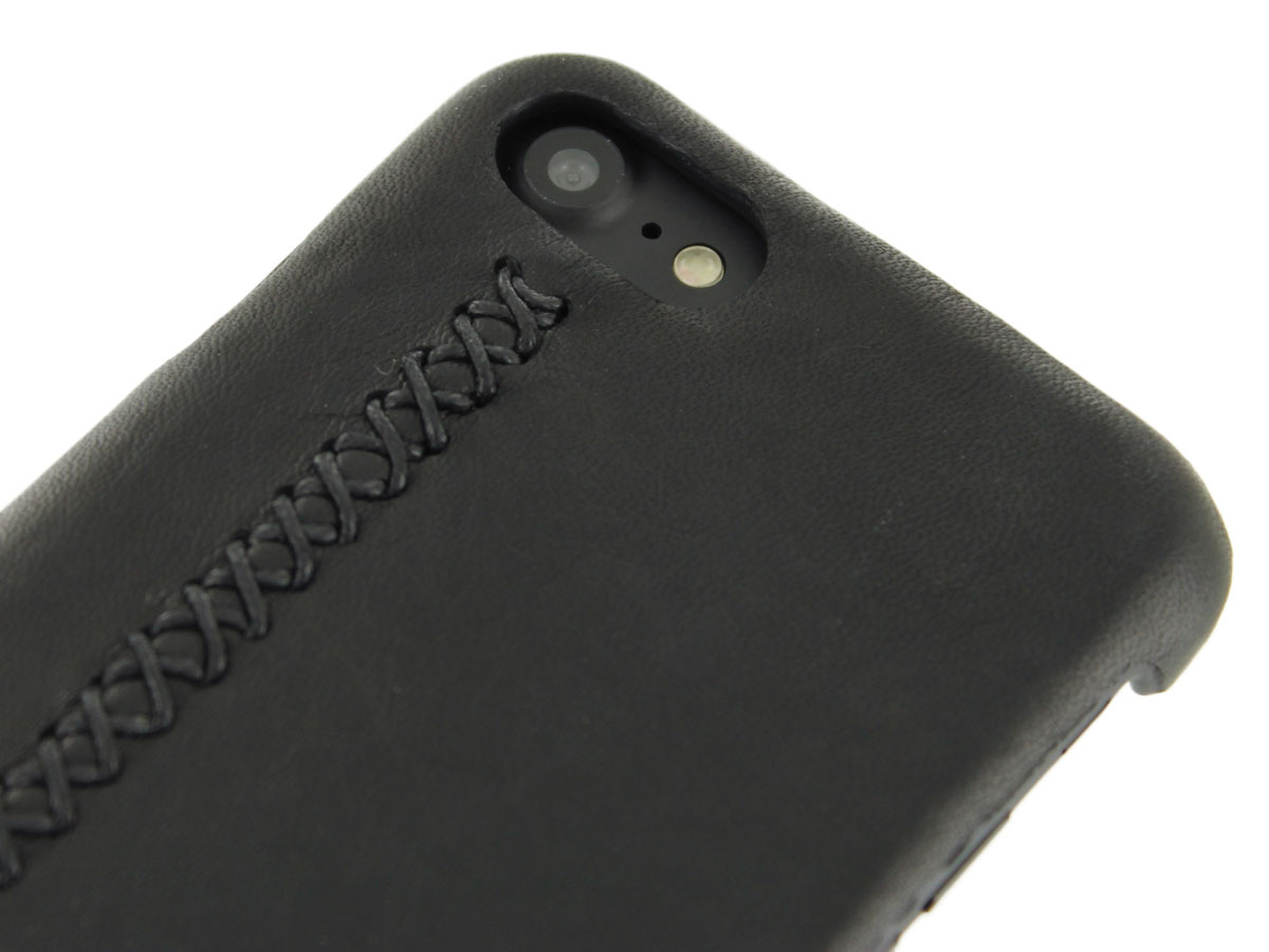 Pierre Cardin Stitches Case - Leren iPhone SE / 8 / 7 hoesje
