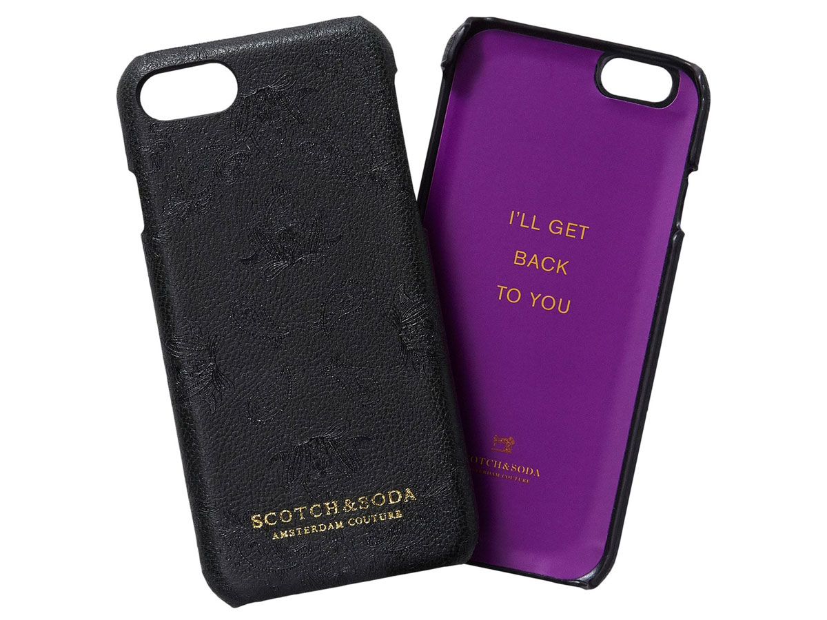 Scotch & Soda Leather Artwork Case - iPhone SE / 8 / 7 hoesje