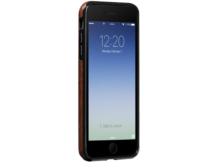 Sena Heritage Lugano Wallet - Leren iPhone SE / 8 / 7 hoesje