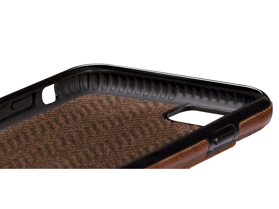 Sena Heritage Lugano Wallet - Leren iPhone SE / 8 / 7 hoesje