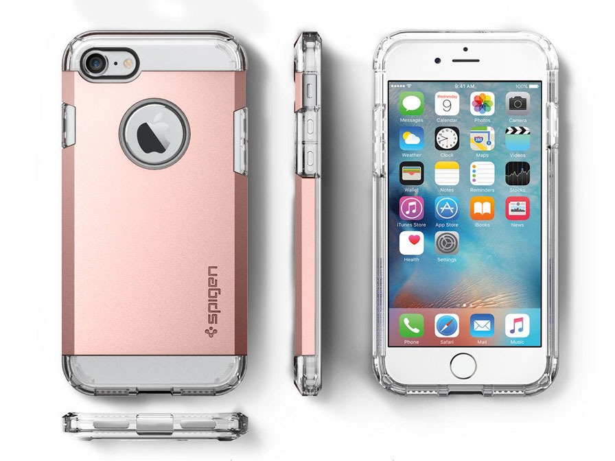 Spigen Tough Armor Rosé Case - iPhone 7 hoesje