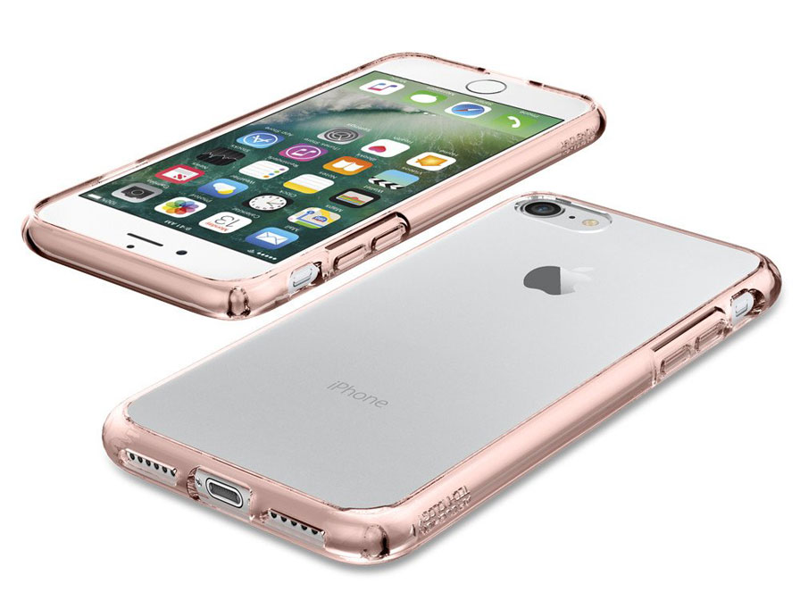 Spigen Ultra Hybrid Case - iPhone SE / 8 / 7 hoesje