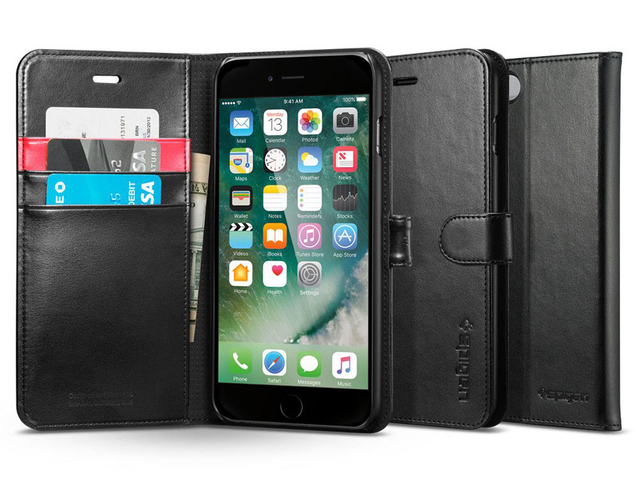 Spigen Wallet S Bookcase - iPhone SE / 8 / 7 hoesje