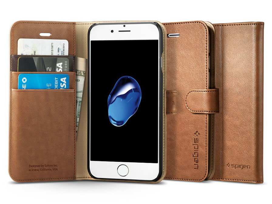 Spigen Wallet S Bookcase - iPhone SE / 8 / 7 hoesje