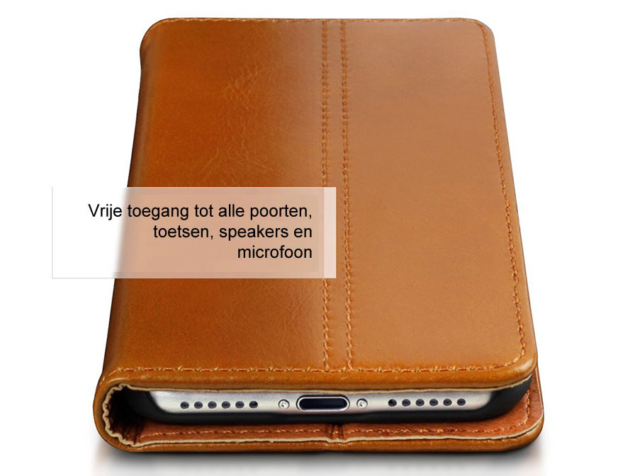 CaseBoutique Slimfit Leather Case - Leren iPhone SE / 8 / 7 hoesje