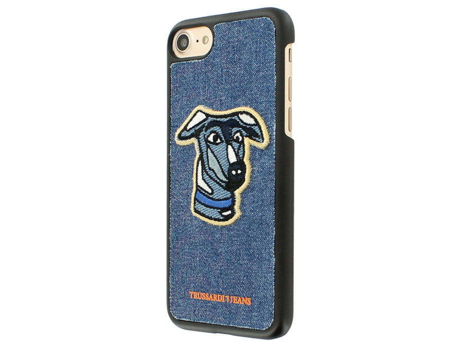 Trussardi Jeans Denim Dog Case - iPhone SE / 8 / 7 hoesje