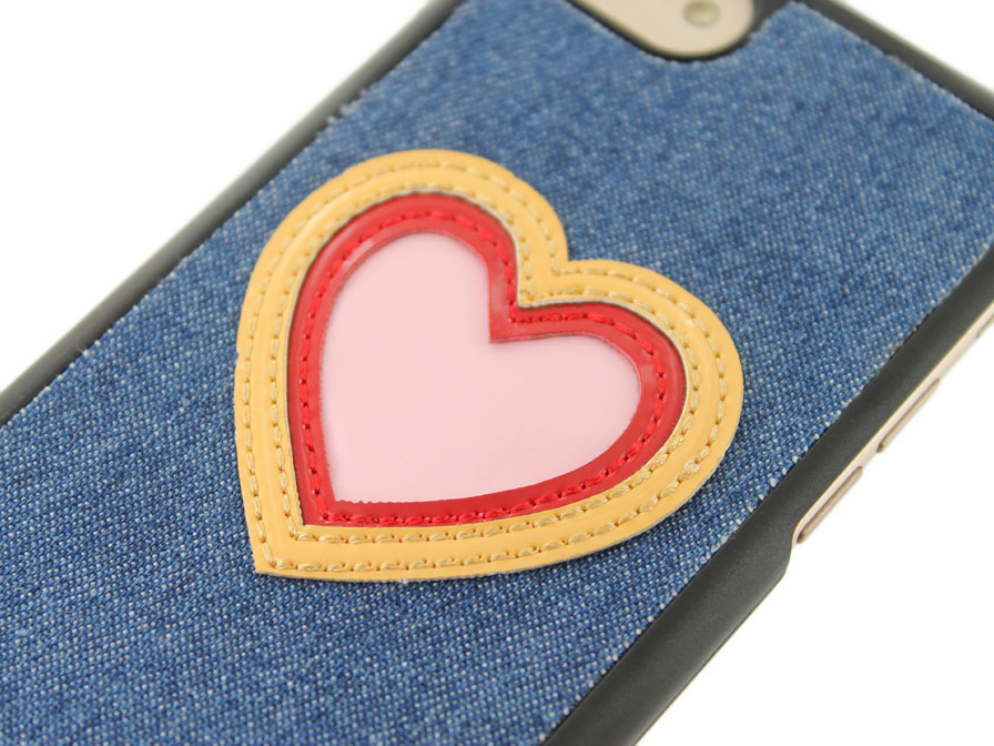 Trussardi Jeans Denim Heart Case - iPhone 7 hoesje