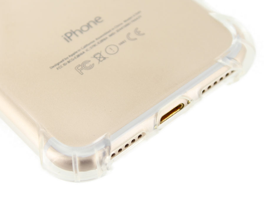 Crystal TPU Case Rugged - Doorzichtig iPhone SE / 8 / 7 hoesje