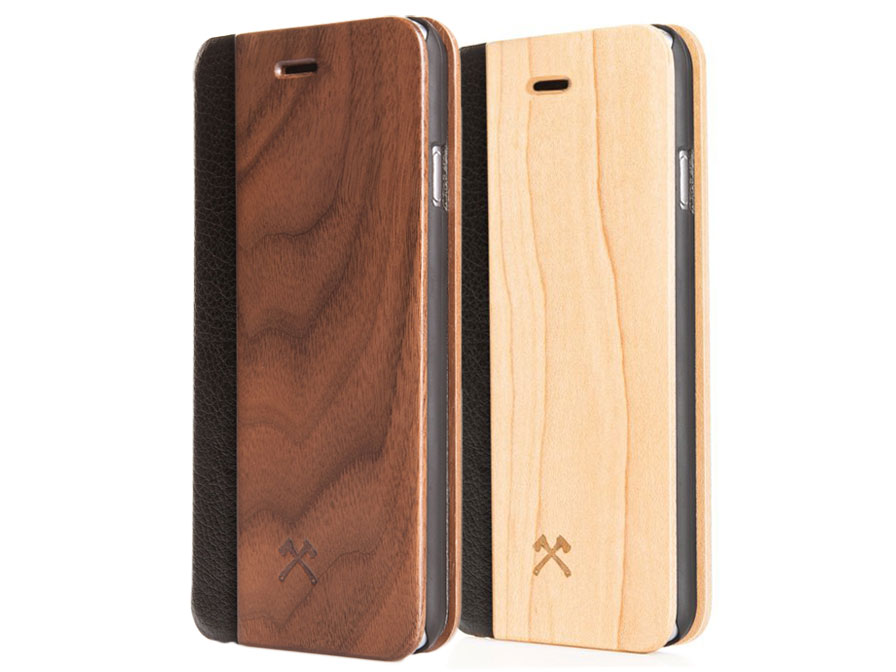 Woodcessories EcoFlip - Houten iPhone SE / 8 / 7 hoesje