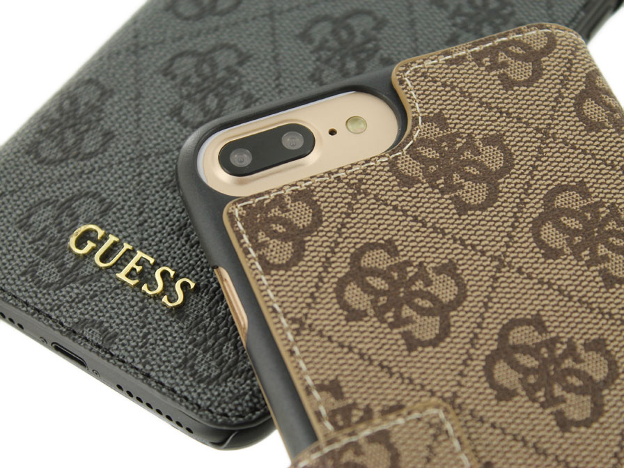 Guess Monogram Bookcase - iPhone 7 Plus hoesje