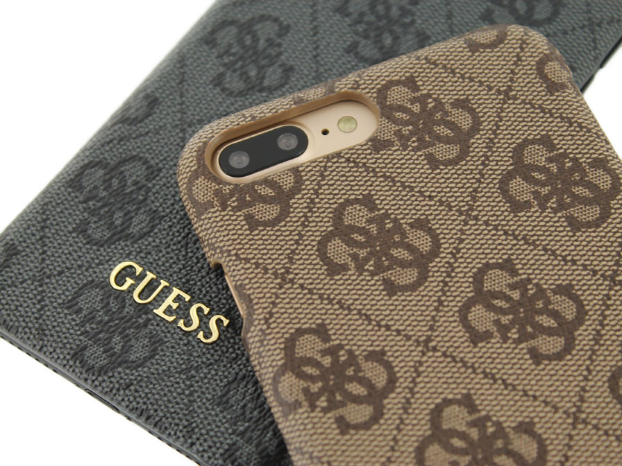 Graden Celsius Geruststellen Achtervoegsel Guess Monogram Hard Case | iPhone 8 Plus/7 Plus hoesje