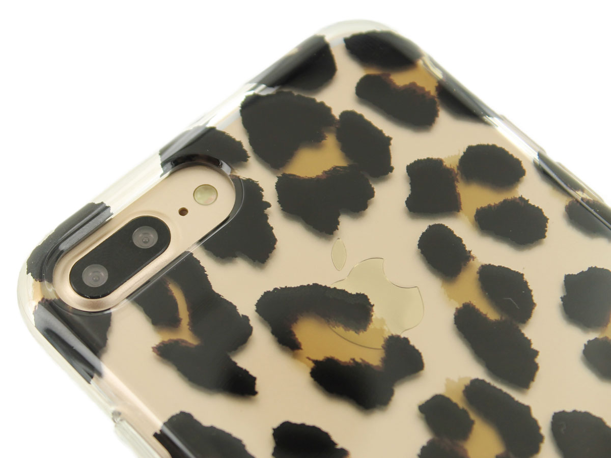 Kate Spade Leopard Clear Case - iPhone 8+/7+ Hoesje