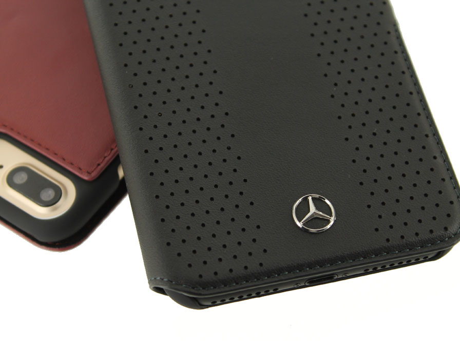 Mercedes-Benz Leather Bookcase - iPhone 8+/7+ hoesje