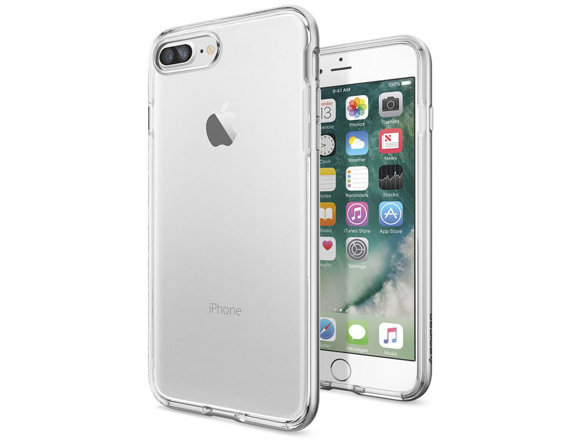 Spigen Neo Hybrid Crystal Case Zilver - iPhone 7 Plus hoesje
