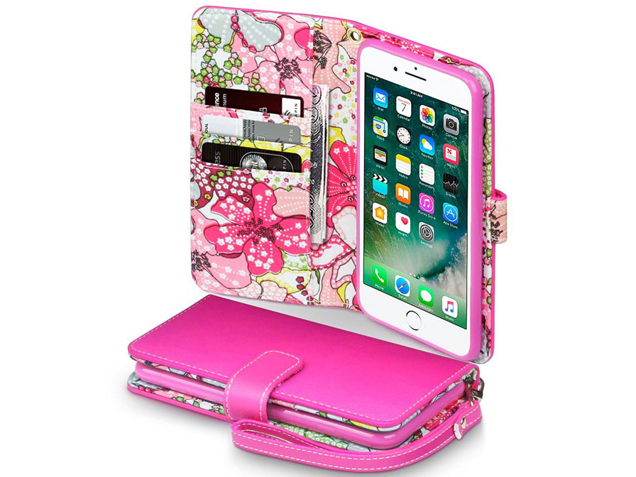 CaseBoutique Lily Bookcase - iPhone 8 Plus / 7 Plus hoesje