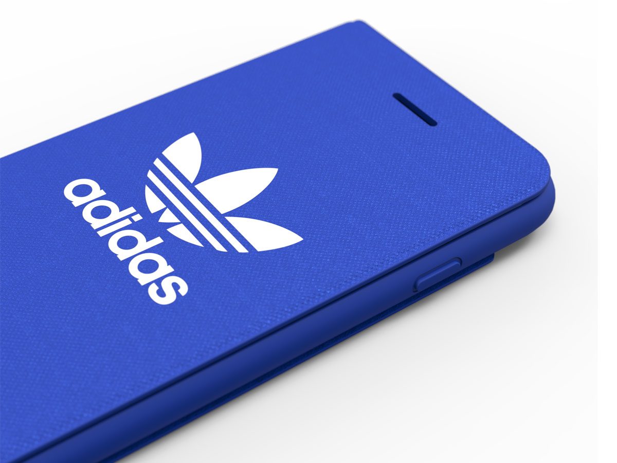 adidas ADICOLOR Booklet Blauw - iPhone SE 2020/8/7/6 hoesje