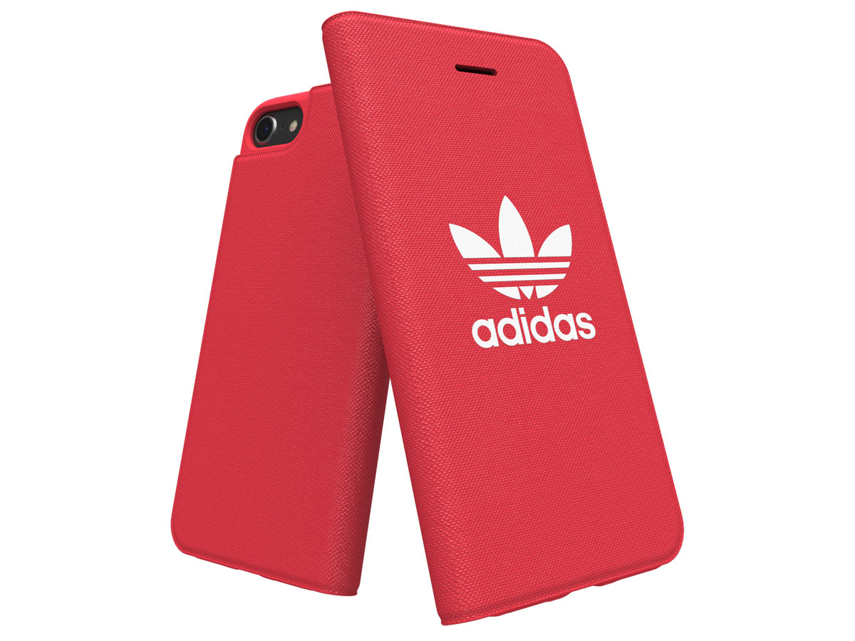 adidas ADICOLOR Booklet Rood - iPhone SE 2020 / 8 / 7 / 6(s) hoesje
