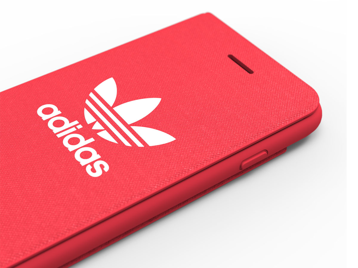adidas ADICOLOR Booklet Rood - iPhone SE / 8 / 7 / 6(s) hoesje