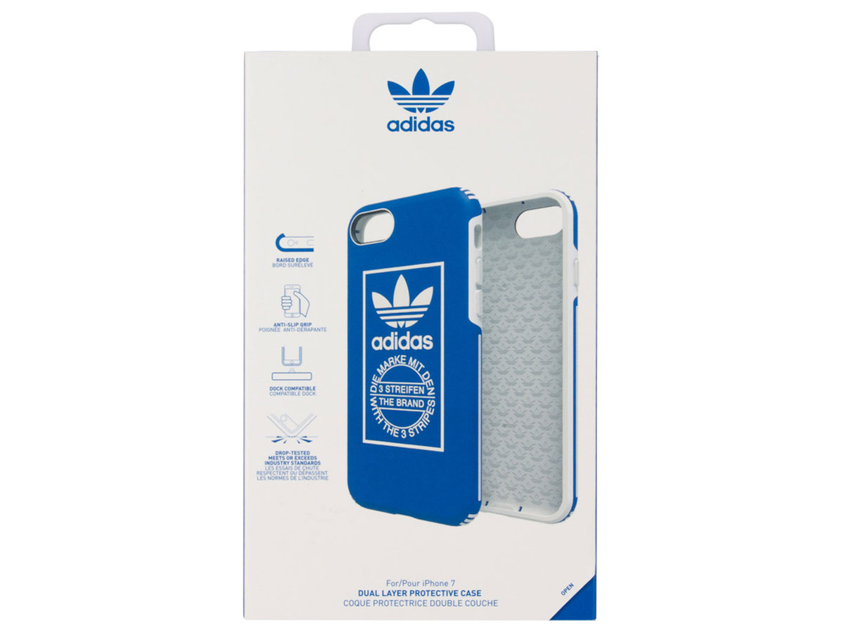 adidas Originals Traning Case Blauw - iPhone SE / 8 / 7 hoesje