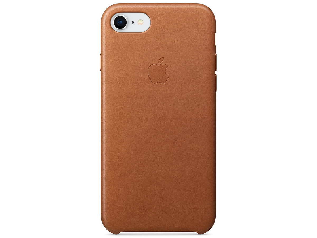 Apple Leren Case Bruin - Origineel iPhone SE 2020 / 8 / 7 hoesje