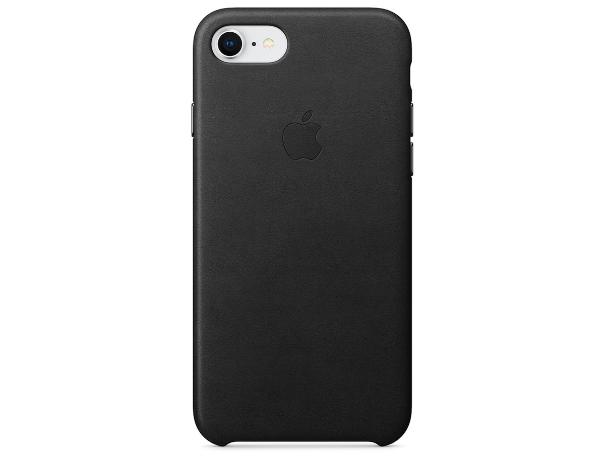 Apple Leren Case Zwart - Origineel iPhone SE / 8 / 7 hoesje