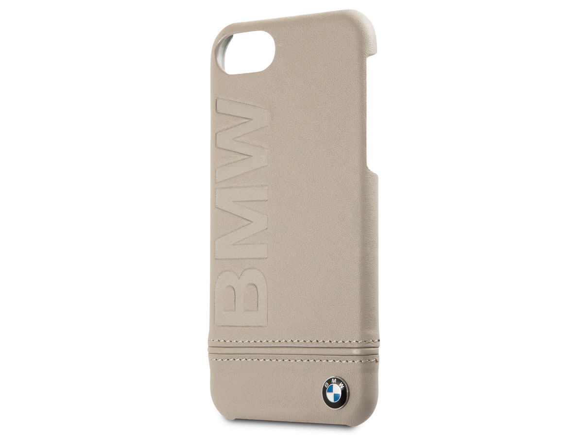 BMW Logo Hard Case - Leren iPhone SE / 8 / 7 hoesje