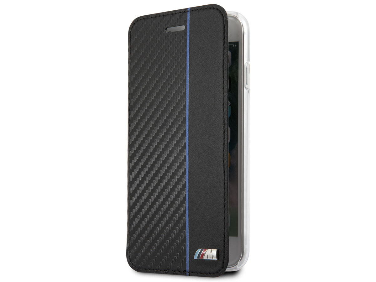 BMW M Sport Book Case Blauw - iPhone SE / 8 / 7 / 6(s) hoesje