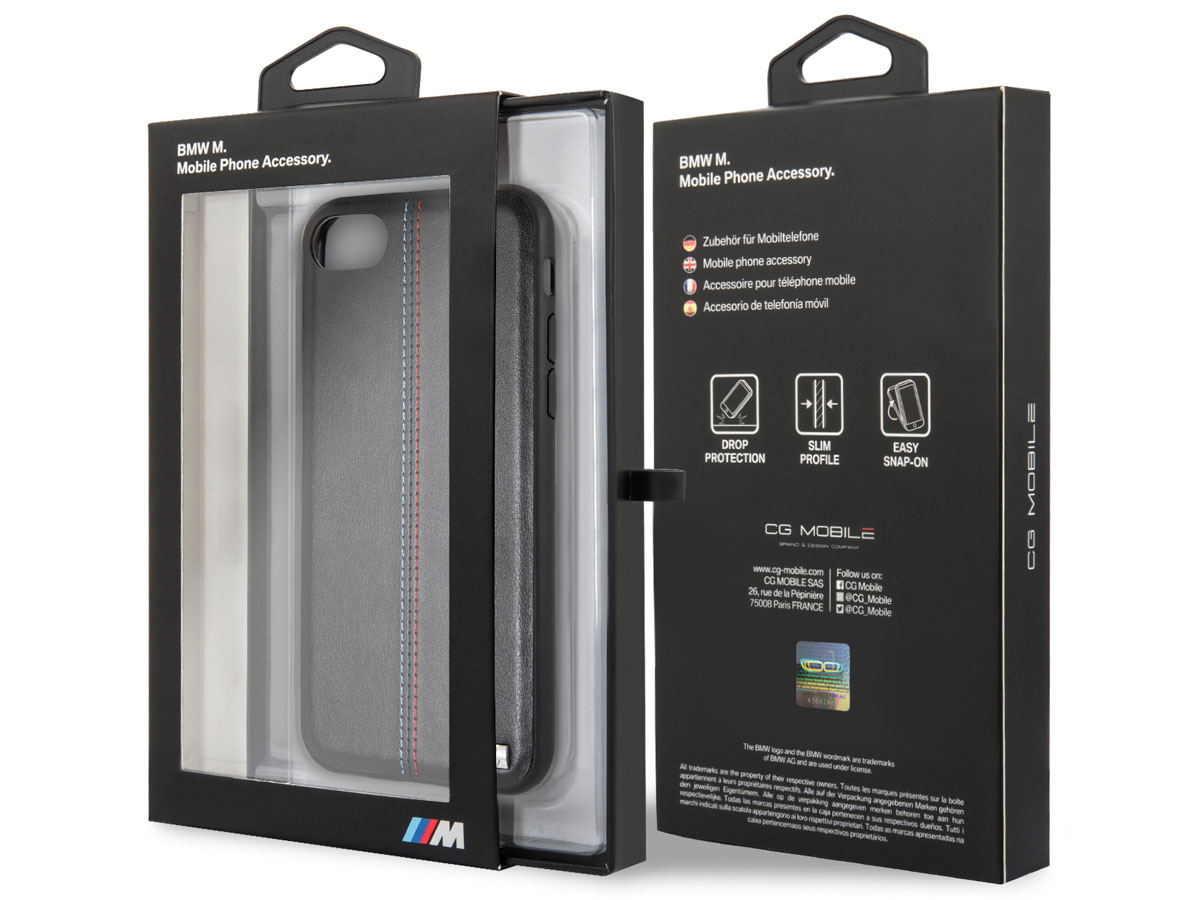 BMW M Sport Tricolor Stiches Case - iPhone SE / 8 / 7 / 6(s) hoesje